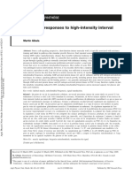 Molecular Responses To High-Intensity Interval Exercise: Review / Synthe'Se