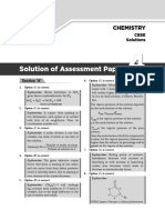 12 Chem SQP Term 1 - Solution of Self Assessment Paper - 4
