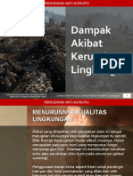 dampak akibat kerusakan lingkungan