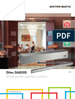 Ditec DAB205: Great Power, Perfect Control