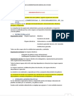 Estructura y órganos de la Administración General del Estado