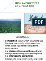 Joseph C. Paquit, MSC: Competition Among Trees