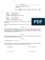 Format Berita Acara Serah Terima