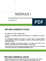 Lecture 4,5 Bio Geo Chemical Cycle