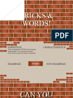 Bricks & Words For Karim - SlidesMania