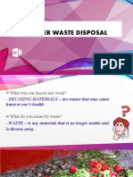 Lesson 3 Proper Waste Disposal