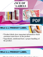 Lesson 2 Product Labels
