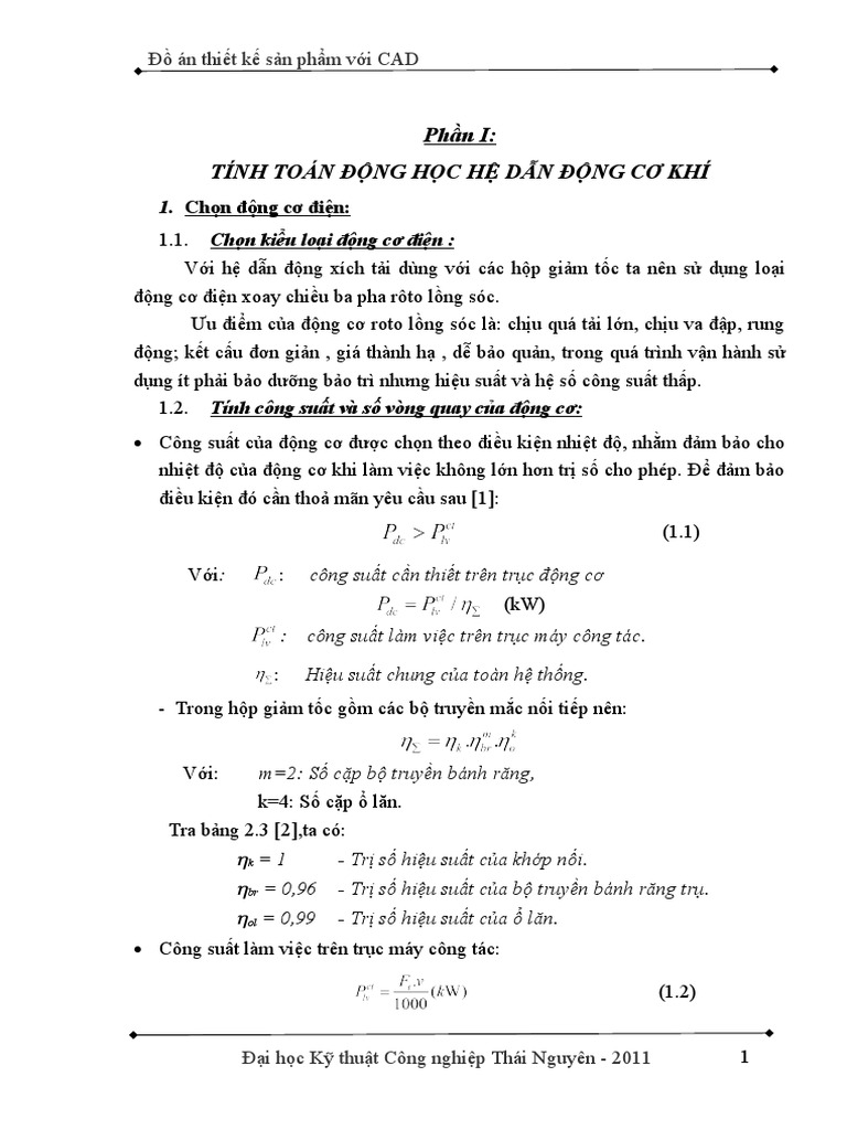 Thuyet Minh Do An | PDF