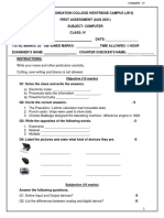 4 Comp 1st Assessment 2021