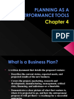 Chapter 4 Planning As A Performance Tools