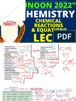 Lecture 2 Notes - Chemical Reactions and Equations - Junoon Chemical Reaction & Equation - LEC 2