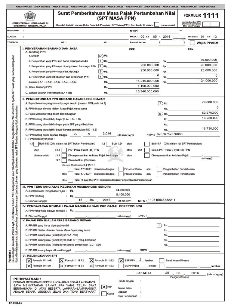 SPT PPN 1111 PT Milenium | PDF