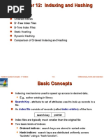 Chapter 12: Indexing and Hashing