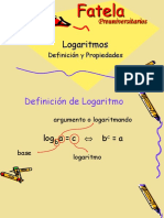 Logaritmos y propiedades