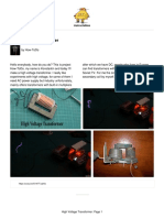 High Voltage Transformer: Instructables