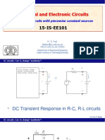 Electrical and Electronic Circuits: 15-IS-EE101