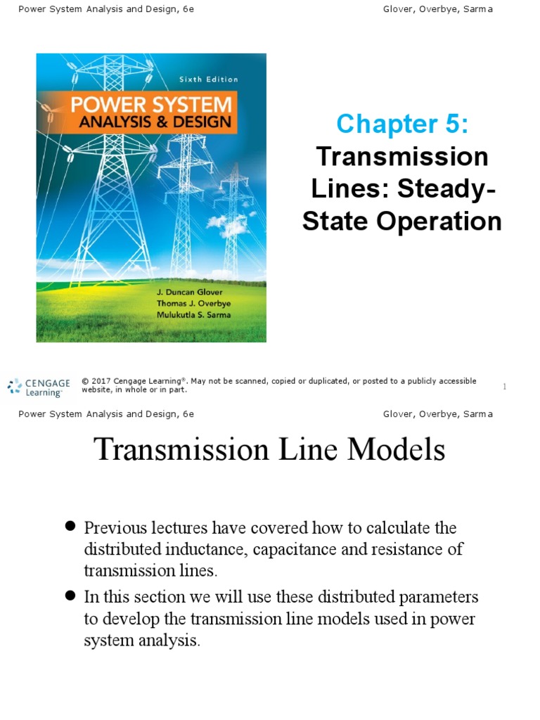 Transmission Lines: Steady-State Operation | PDF | Transmission Line ...