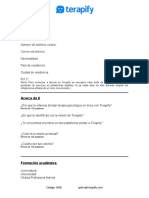 Formato de Registro - Terapify (2021) Web