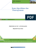 Praktikum Algorithma Dan Pemrograman - Pertemuan 14