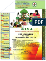 For Learners: TLE-9 (ICT) Second Quarter, Week 2 Day 1-4