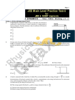 #MOCK JEE Main Practice Test-5 - Rigid Body Dynamics