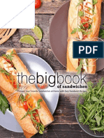 The Big Book of Sandwiches - Prepare Your Favorite Sandwiches at Home With Easy Sandwich Recipes
