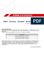 UD14642B-A Baseline H0T Series-Audio Bullet-Camera User Manual V1.7 20200603