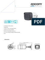 B50-TURBO-G2/A 5 MP Audio Camera: Dimension