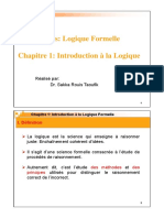 CH 1 Introduction Logique F
