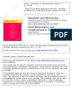 Socialism and Democracy: To Cite This Article: Rainer Schultz (2012) : Food Sovereignty and Cooperatives in Cuba's