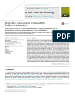 Dietary Fiber in The Nutrition of Silver Catfish Prebiotic or Antinutrition