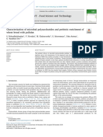 Characterization of Microbial Polysaccharides and Prebiotic Enrichment of