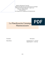 Planificacion Estrategica Del Mantenimiento 1