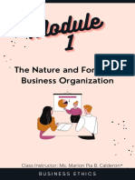 Business Ethics Module 1