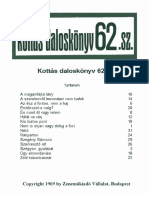 Kottás Daloskönyv 62