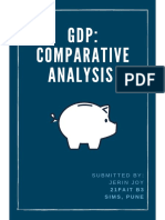 GDP: Comparative Analysis: Submitted By: Jerin Joy