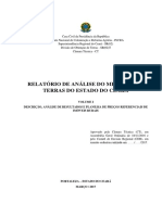 Relatório de análise do mercado de terras do Ceará