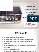 Unidad IV Financiamiento, Estructura de Capital y Apalancamiento