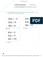 QCM Calcul de Structures