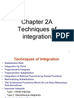 Chapter 1B Technique of Integration