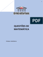 Questões de Matemática: Professor: João Marcos