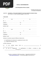 12. RICHIESTA SCIOGLIMENTO UNIONE CIVILE