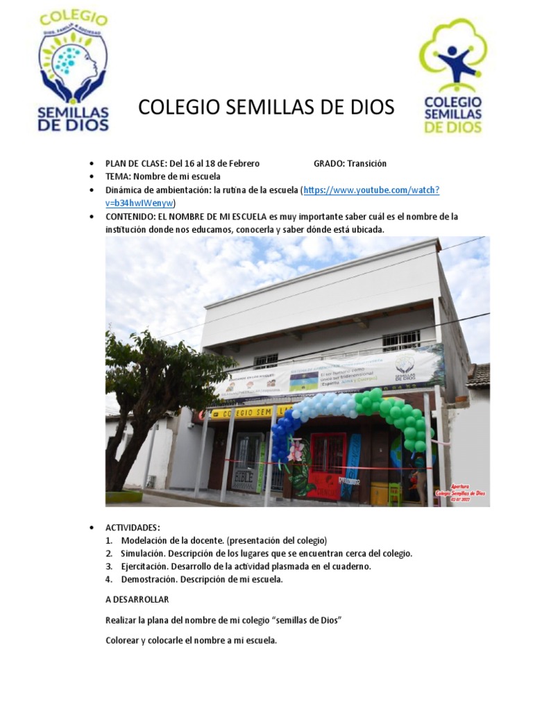 Plan de Clase #1 | PDF | Crecimiento personal y profesional