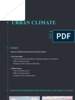 Urban Climate Differences