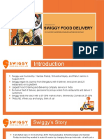 Swiggy Food Delivery: by Sushmita, Dhruba, Swagata, Arindom, Surojit