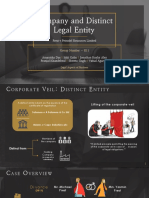 Company and Distinct Legal Entity: Prest V Petrodel Resources Limited