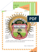 Certificado de Infraestructura Nº 001 - CARLOS STEIN vs MANNUCCI