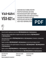 VSX-826 VSX-821: VSX-821 - 826 - SYXCN - QSG - En.book 1 ページ ２０１１年３月１日 火曜日 午前９時５０分
