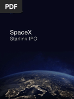 Spacex: Starlink Ipo