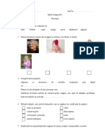 MODEL-Test Sumativ - U.Î. Persoana